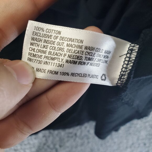 Knox Rose Top Womens XXL Black Embroidered Flutter Sleeve Blouse Boho Tassel Tie - Picture 3 of 7